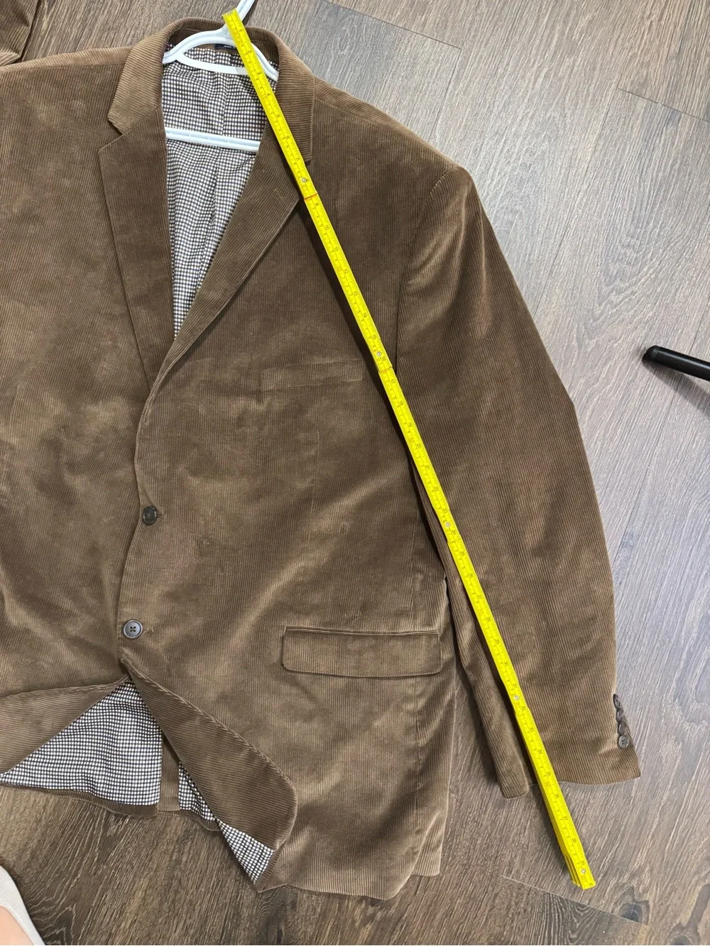Saddlebred CORDUROY Blazer Mens 54L Cotton Brown Sport Coat Suit Jacket 2 Button